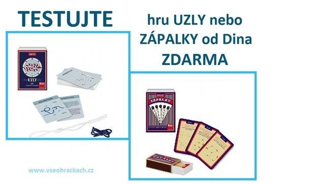 TESTUJTE hru Uzly nebo Zápalky od Dina ZDARMA