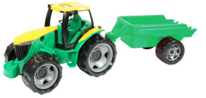 Maxi traktor je skvělou hračkou pro malé kluky, kterým se líbí velká auta