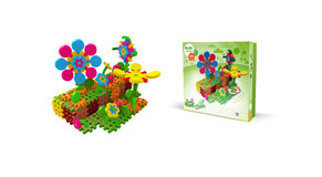 Blok Twister 2 obsahuje ozubená otočná kola a květinové motivy