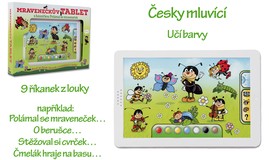 Mravenečkův tablet s básničkou Polámal se mraveneček