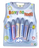 Barvy na textil - metalické